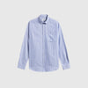 Portuguese Flannel Belavista Stripe Shirt - Blue - Front