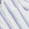 Portuguese Flannel Alqueva Shirt - White / Blue - Front Close Up