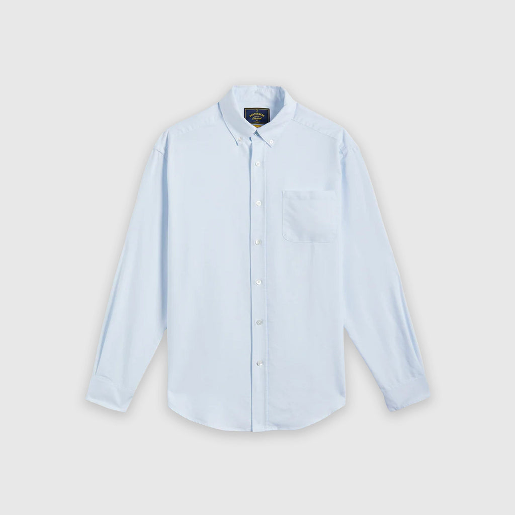 Portuguese Flannel Belavista Shirt - Light blue - Front