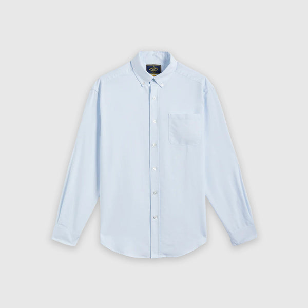 Portuguese Flannel Belavista Shirt - Light blue - Front