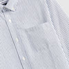 Portuguese Flannel Belavista Stripe Shirt - Black - Front Close Up