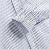 Portuguese Flannel Belavista Stripe Shirt - Black - Front Close Up