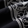 Portuguese Flannel Cross Stitch Shirt - Black - Front