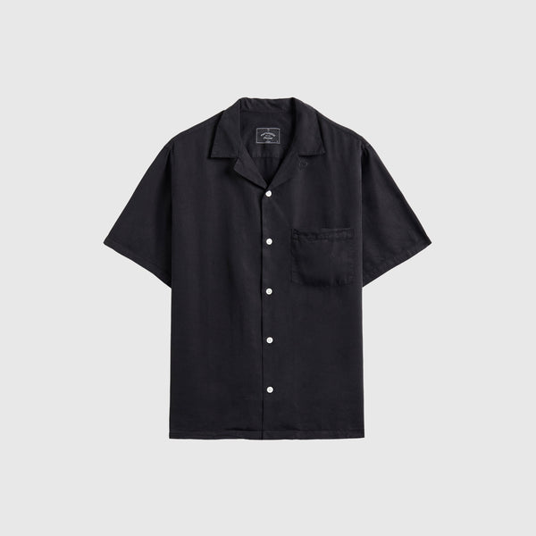 Portuguese Flannel Dogtown Shirt - Black - Front