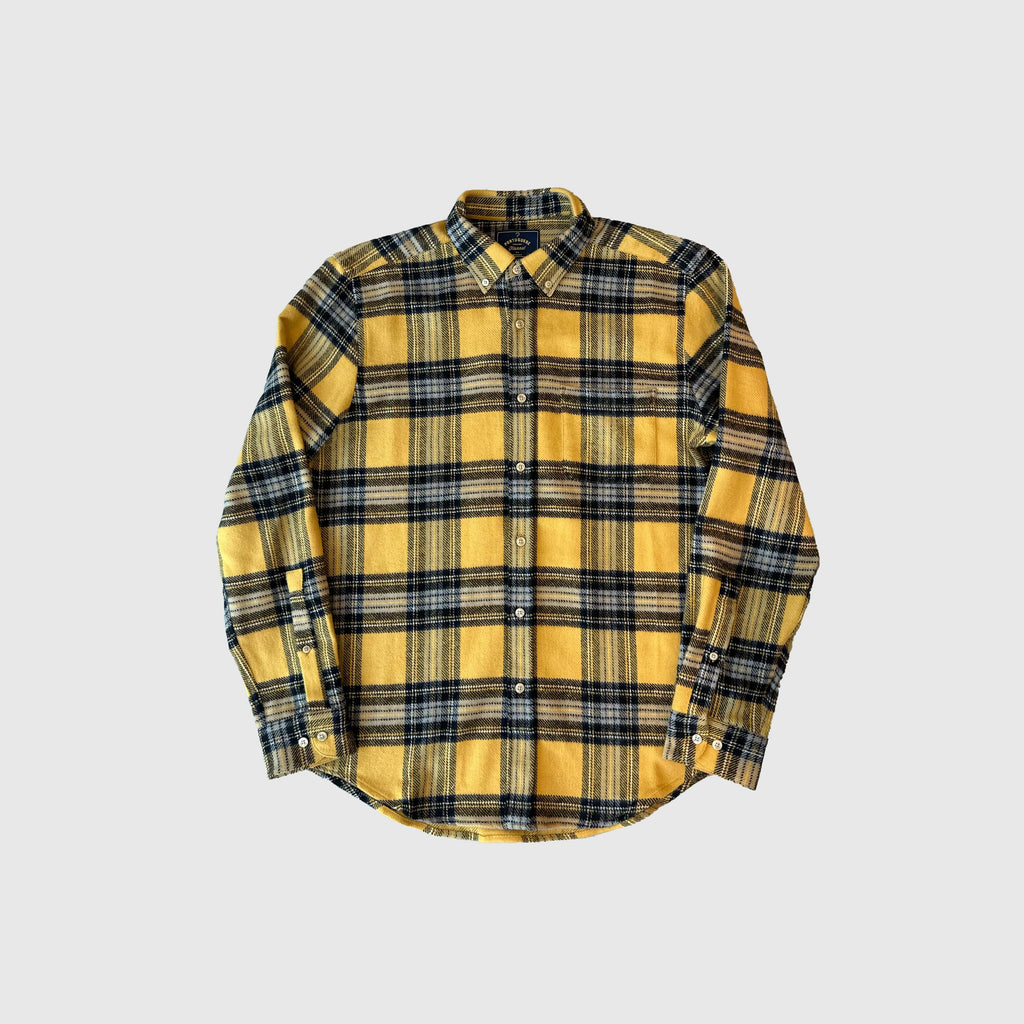 Portuguese Flannel Faru Shirt -  Yellow - Front