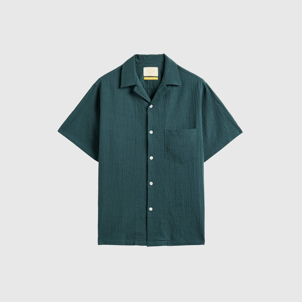 Portuguese Flannel Flame Shirt - Green - Front