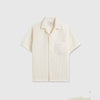 Portuguese Flannel Honey Comb - White - Front
