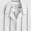 Portuguese Flannel Louro Shirt - Ecru / Multi - Front Close Up