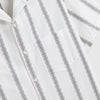 Portuguese Flannel Louro Shirt - Ecru / Multi - Front Close Up