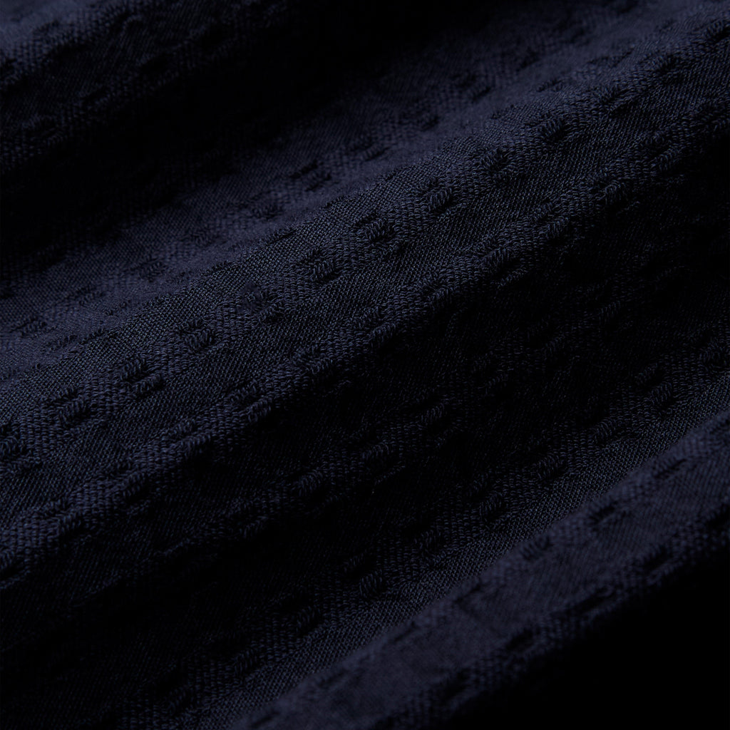 Portuguese Flannel Mondego Shirt - Navy - Close Up