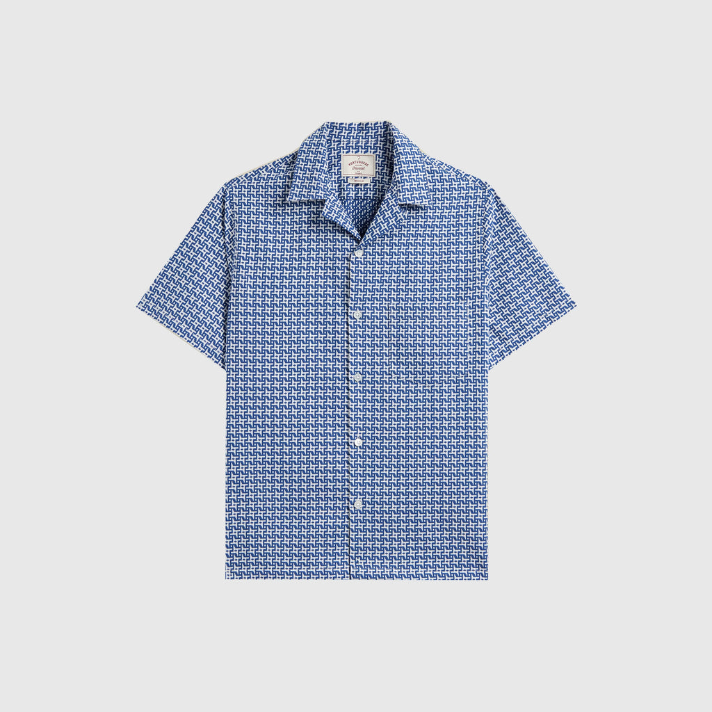 Portuguese Flannel Soul Shirt - Blue / White - Front