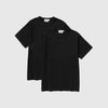 Power Goods Archive Tee (Two-pack) - Black - Front