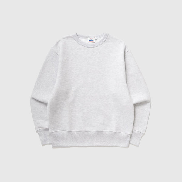 Power Goods Loopback Crewneck - Ash - Front