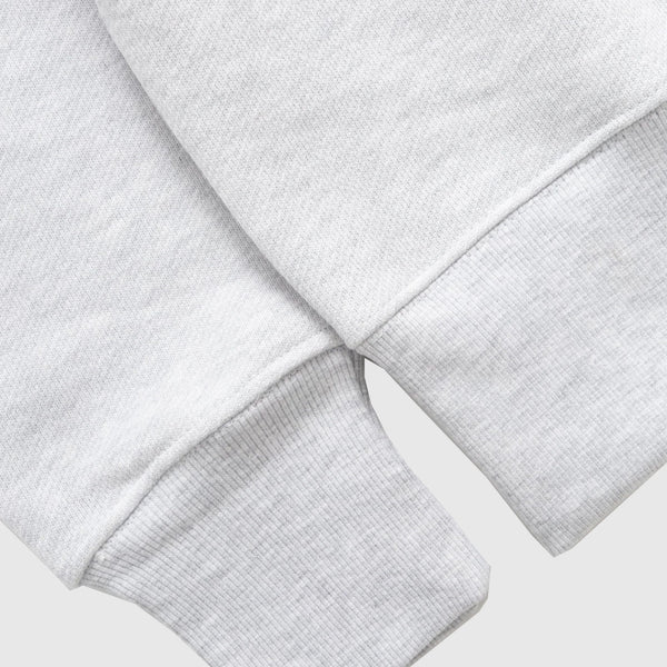 Power Goods Loopback Crewneck - Ash - Close Up