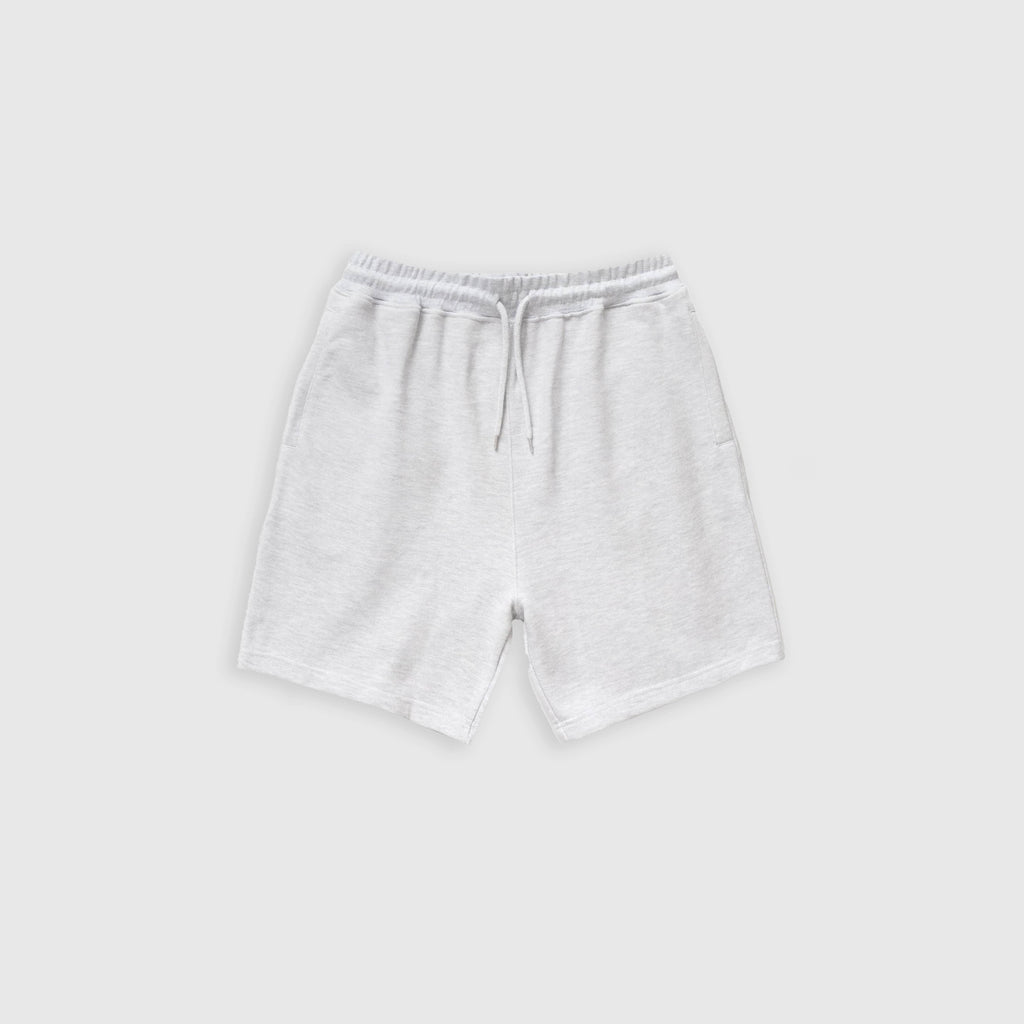 Power Goods Loopback Sweat Shorts - Ash - Front
