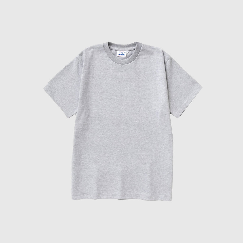 Power Goods Super Weight Tee - Heather Grey - Front