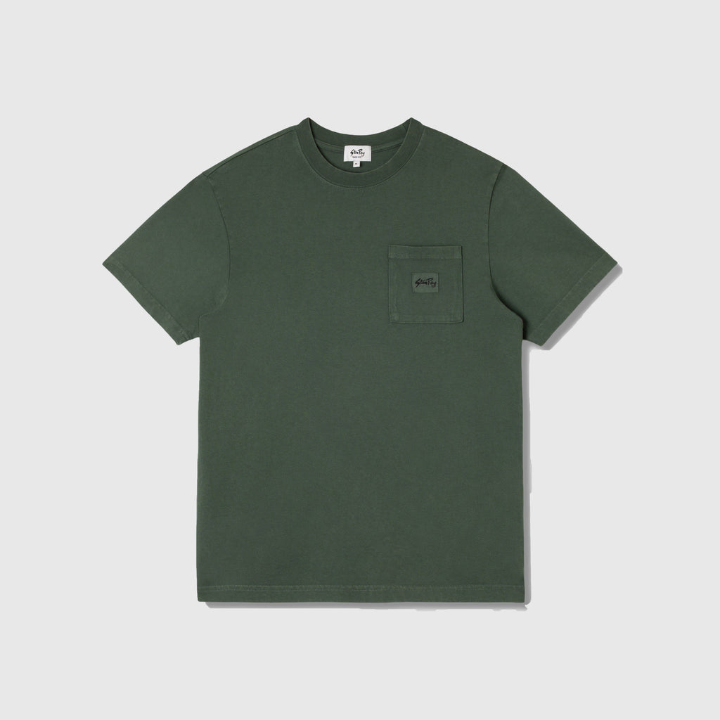 Stan Ray Patch Pocket Tee - Washed Green - Front