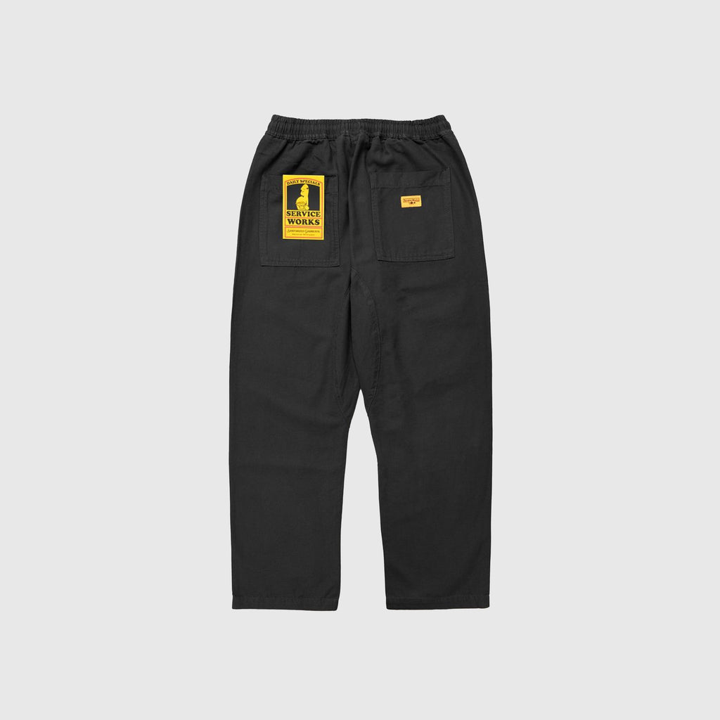 Service Works Classic Chef Pant - Black - Back