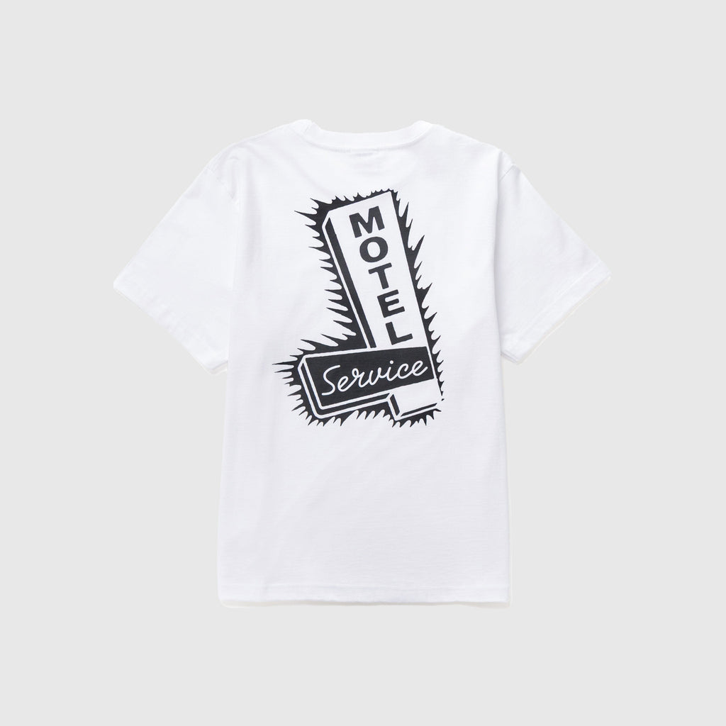 Service Works Motel Tee - White - Back