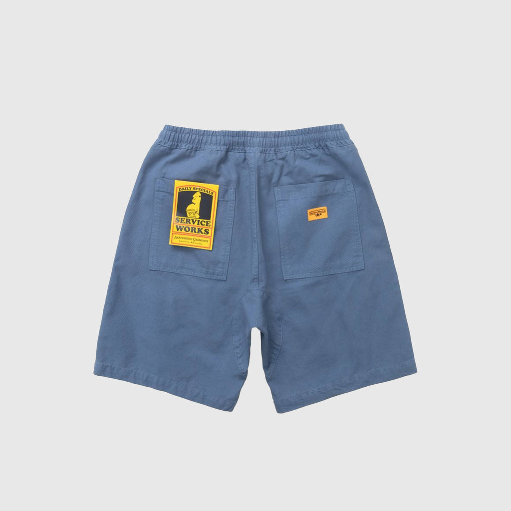 Service Works Classic Chef Shorts - Slate - Back
