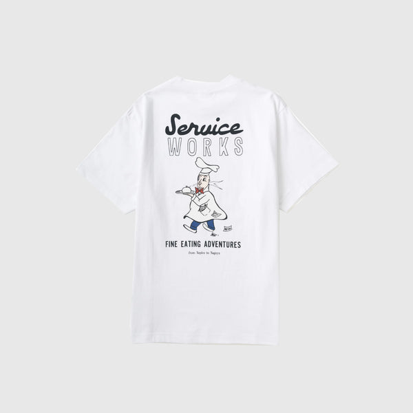 Service Works Eating Adventures Tee - White