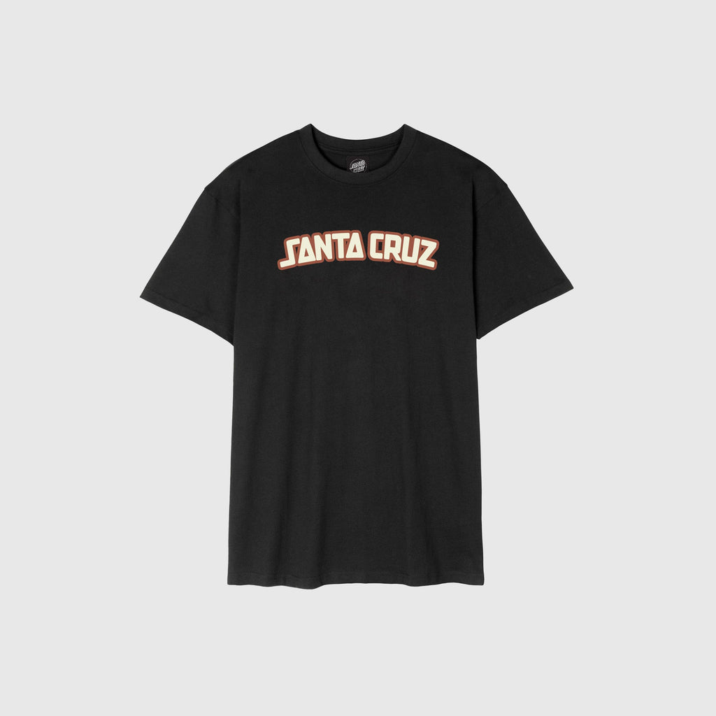 Santa Cruz Arch Strip Tee - Black - Front
