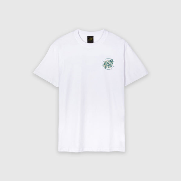 Santa Cruz Beginning Dot Tee - White - Front