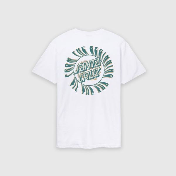 Santa Cruz Beginning Dot Tee - White - Back