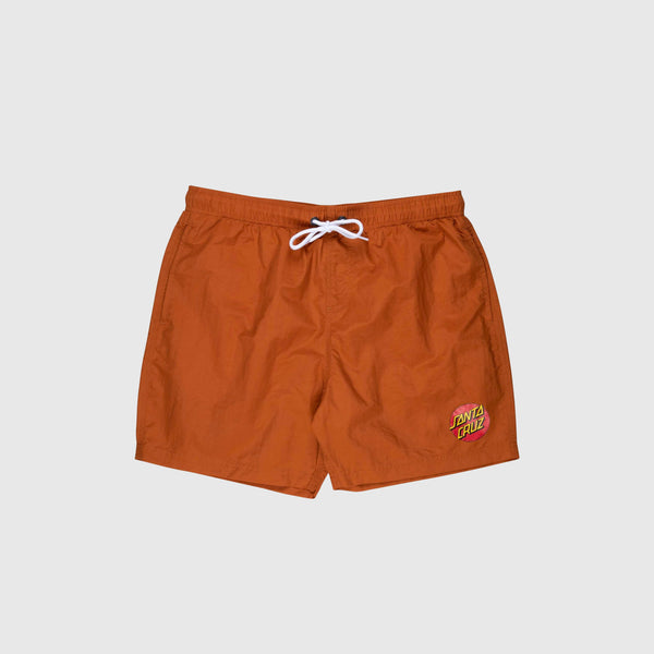 Santa Cruz Classic Dot Swimshort - Amber - Front