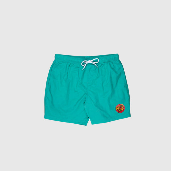 Santa Cruz Classic Dot Swimshort - Pool Blue - Front