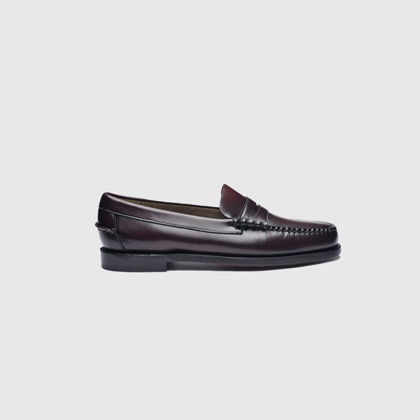 Sebago Classic Dan Leather Loafers - Brown Burgundy