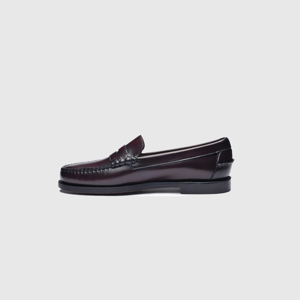 Sebago Classic Dan Leather Loafers - Brown Burgundy