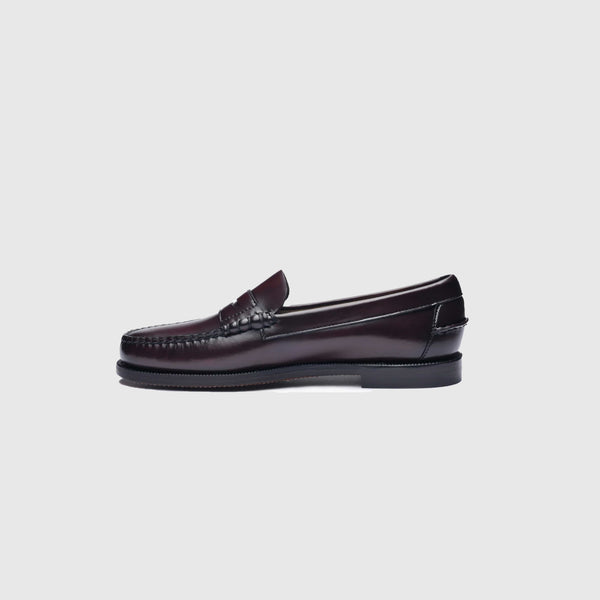 Sebago Classic Dan Leather Loafers - Brown Burgundy