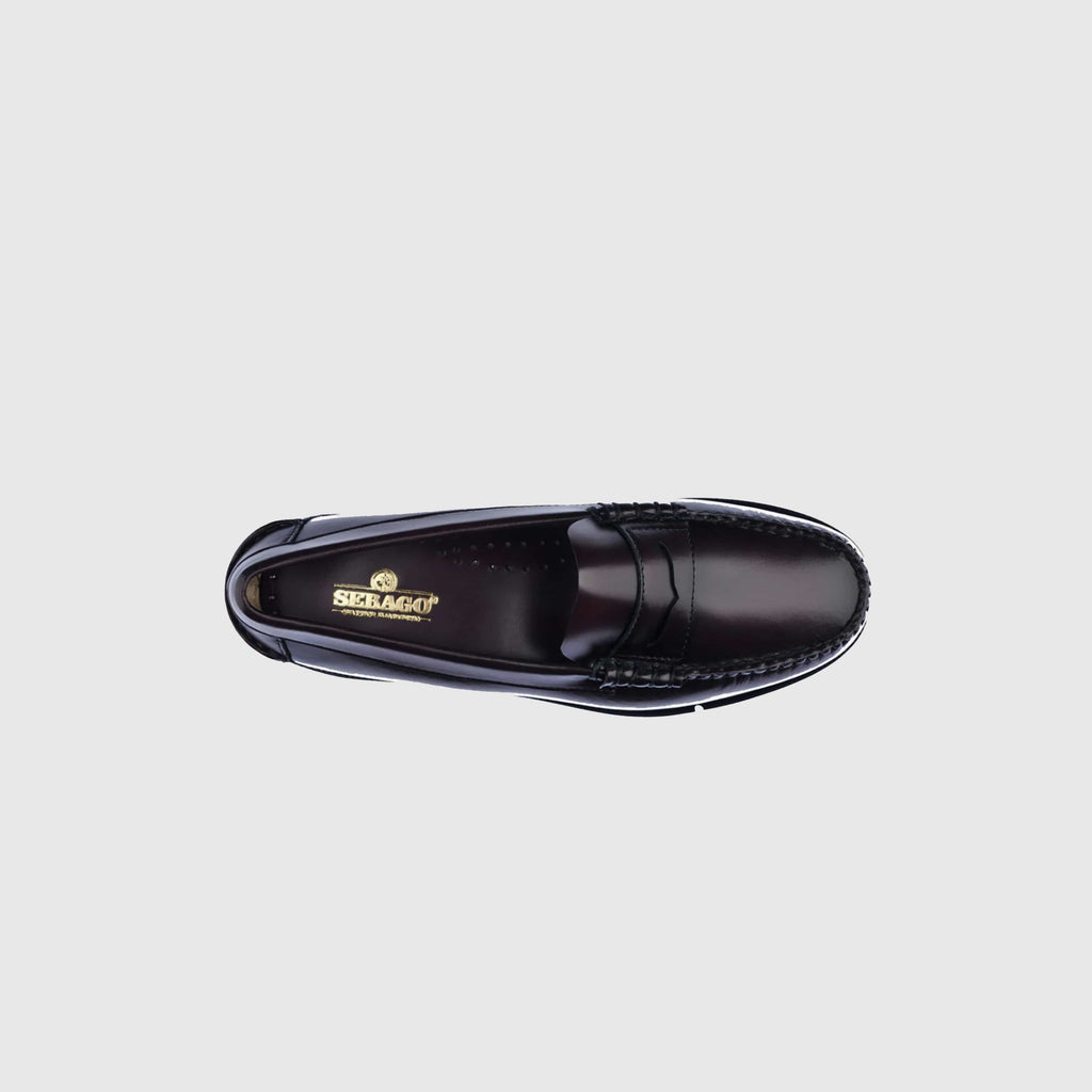 Sebago Classic Dan Leather Loafers - Brown Burgundy