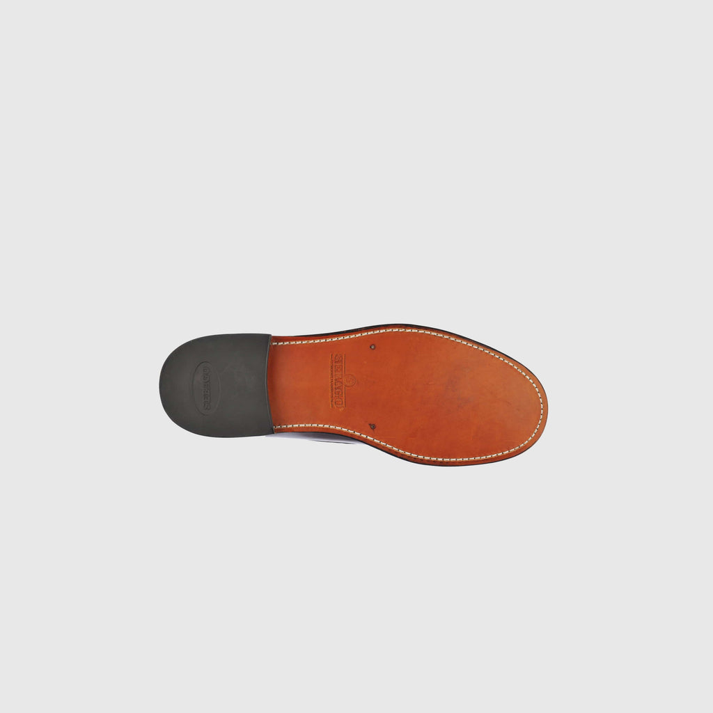 Sebago Classic Dan Leather Loafers - Brown Burgundy