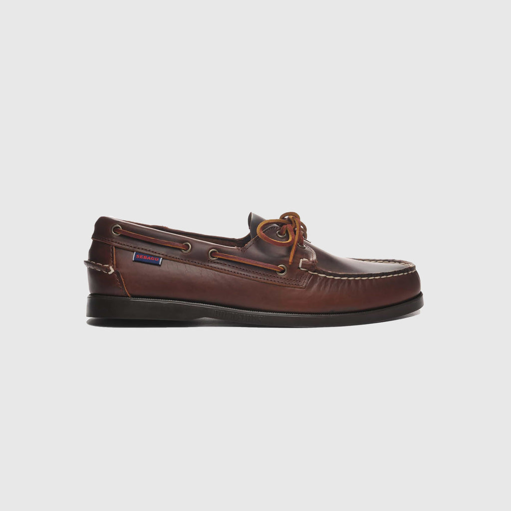 Sebago Docksides Portland Waxed - Brown Gum