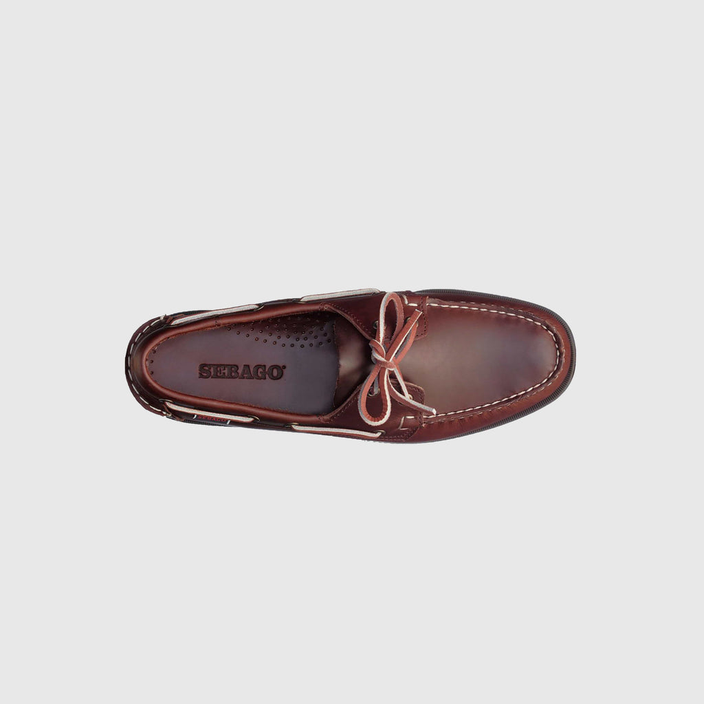 Sebago Docksides Portland Waxed - Brown Gum