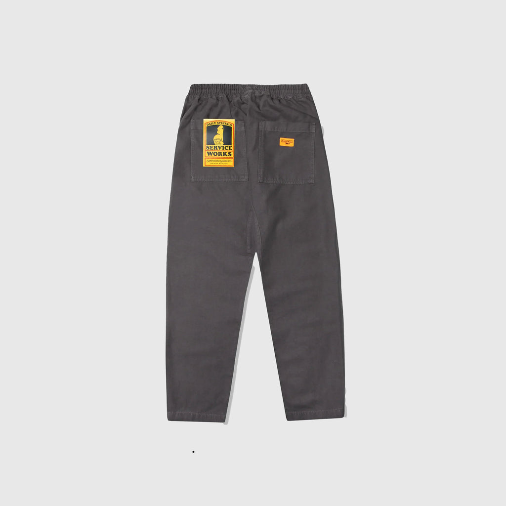 Service Works Canvas Chef Pants - Grey - Back