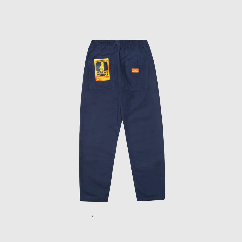 Service Works Canvas Chef Pants - Navy - Back