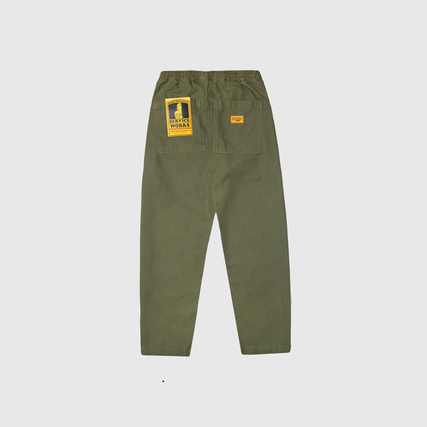 Service Works Canvas Chef Pants - Olive - Back