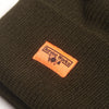 Service Works USA Made Watch Cap - Olive - Front Close Up