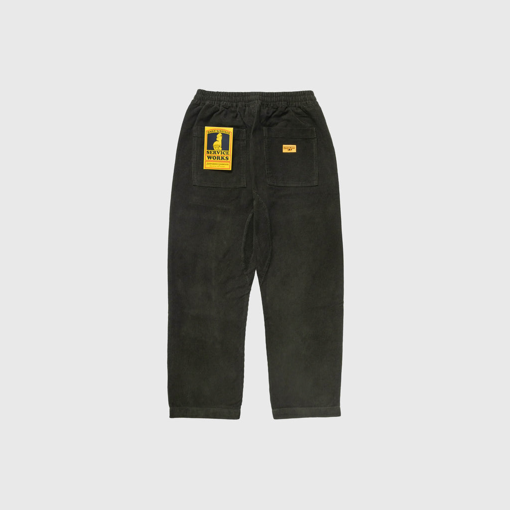 Service Works Corduroy Chef Pant - Coppice - Back