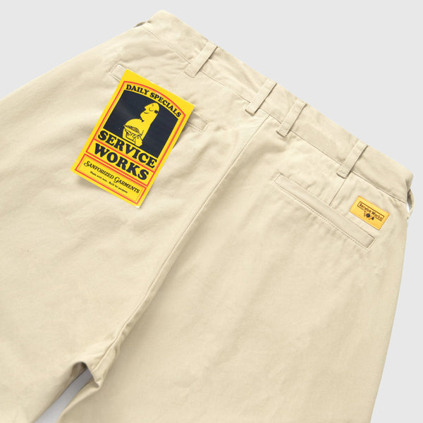 Service Works Drill Part Timer Pant - Khaki - Back