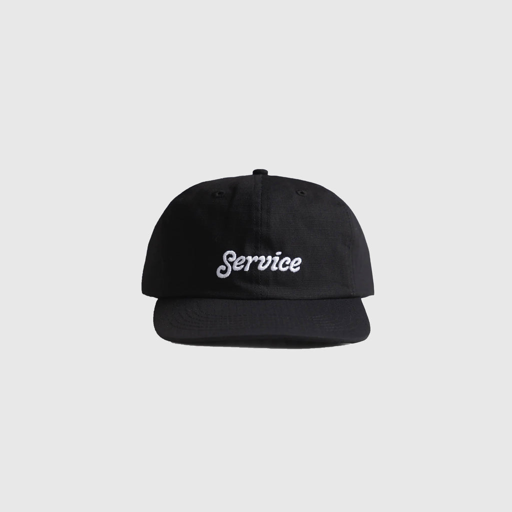 Service Works Ripstop Service Cap - Black - Front