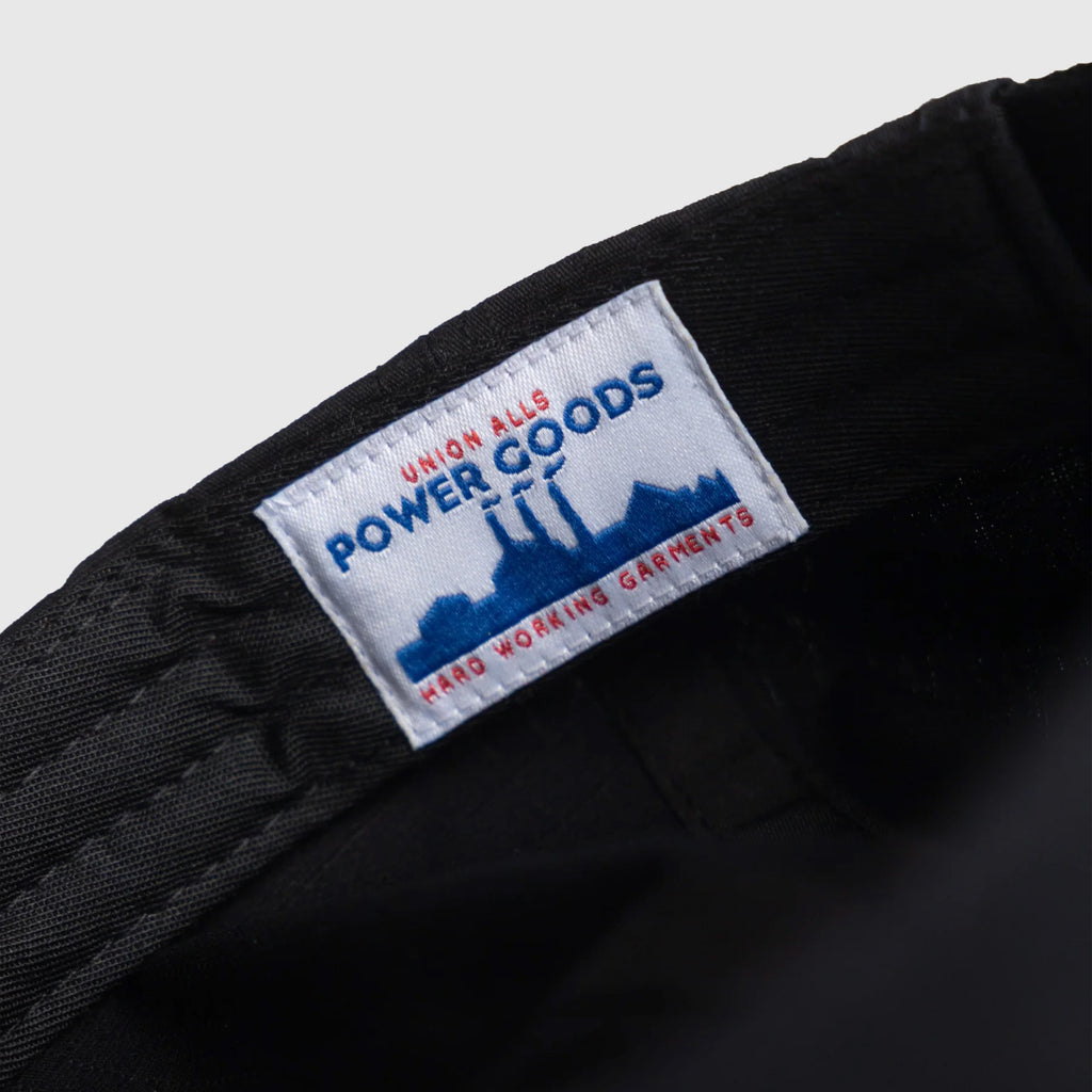 Service Works Ripstop Service Cap - Black - Close Up Inside