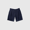 Service Works Seersucker Part Timer Shorts - Dark Navy - Front