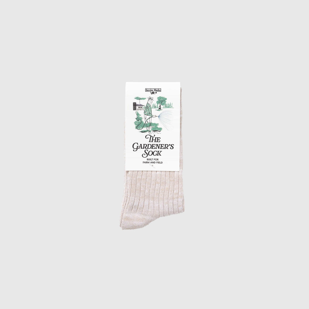 Service Works The Gardeners Sock - Beige
