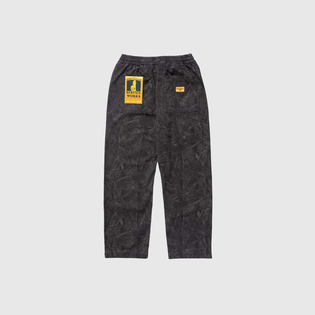 Service Works Xerox Camo Chef Pants - Mono - Back