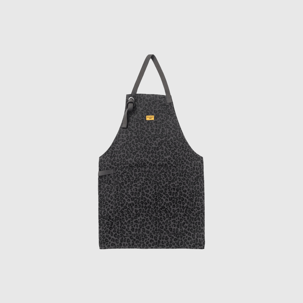 Service Works Patterned Apron - Black Leopard