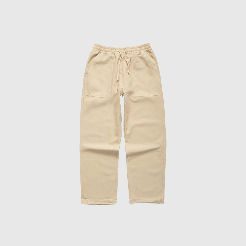 Service Works Canvas Chef Pants - Pale Khaki - Front